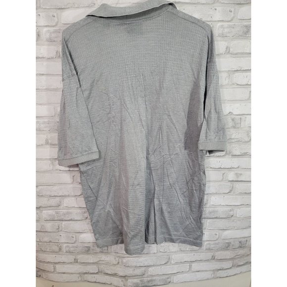 Masters Clubhouse Collection Mens Golf Polo Shirt L Gray Diamonds Italy‎ - Picture 7 of 7